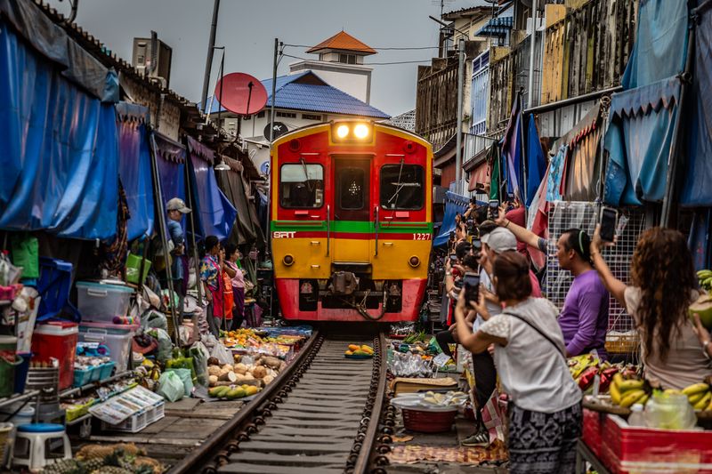 Maeklong Railway Station