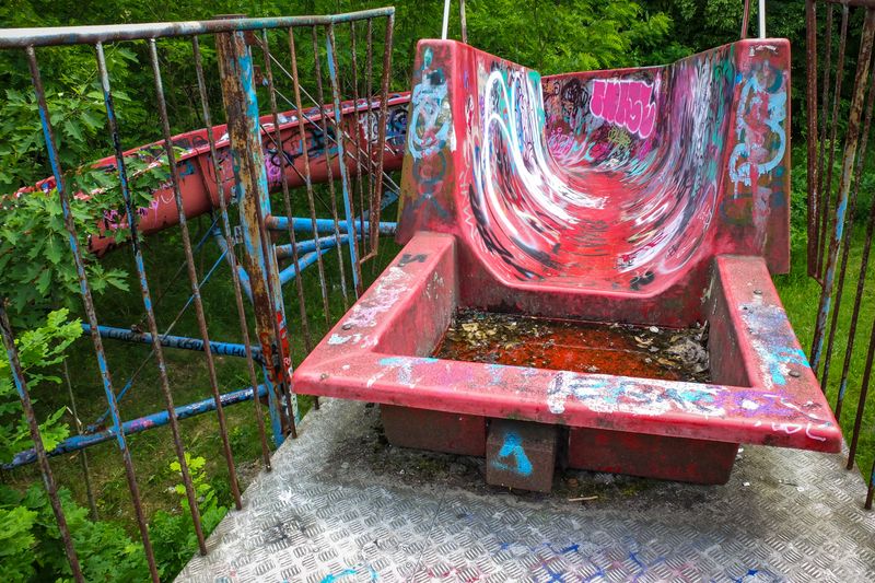 Abandoned pool